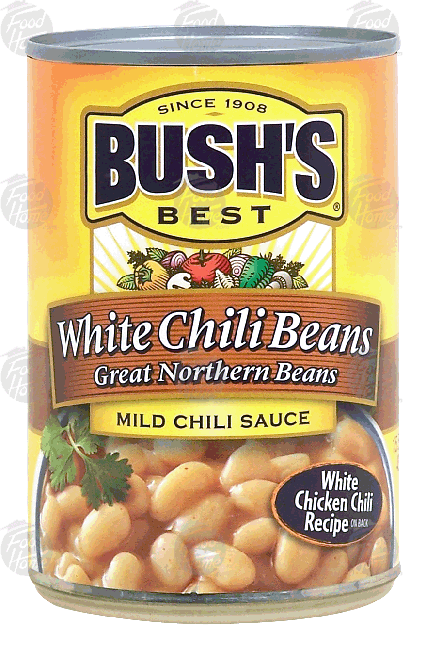 Bush's Best  white chili beans, great northern beans in mild chili sauce Full-Size Picture